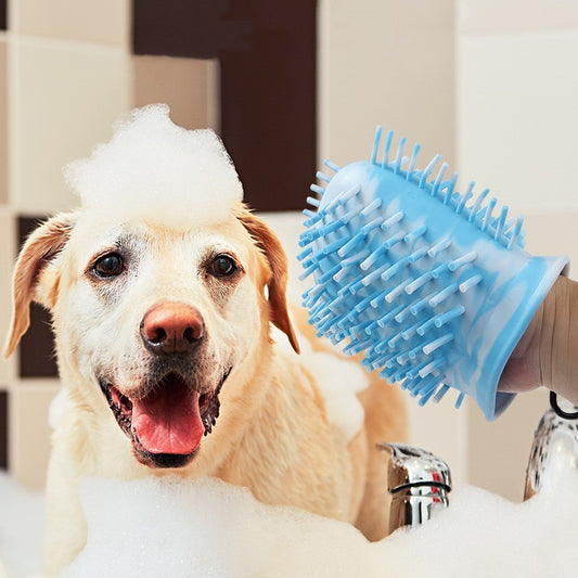 Pet Foot Cleaning Washer Brush Cup | Soft Silicone Paw Clean Bucket for Dogs