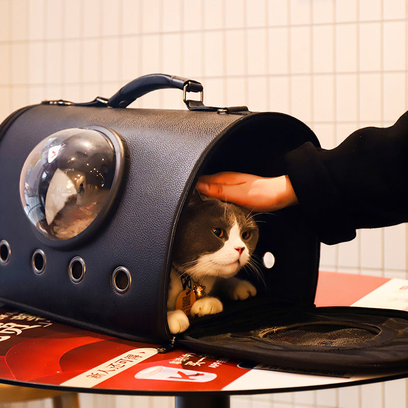 Cat Travel Space Capsule Bag | Large-Capacity Portable Diagonal Carrier