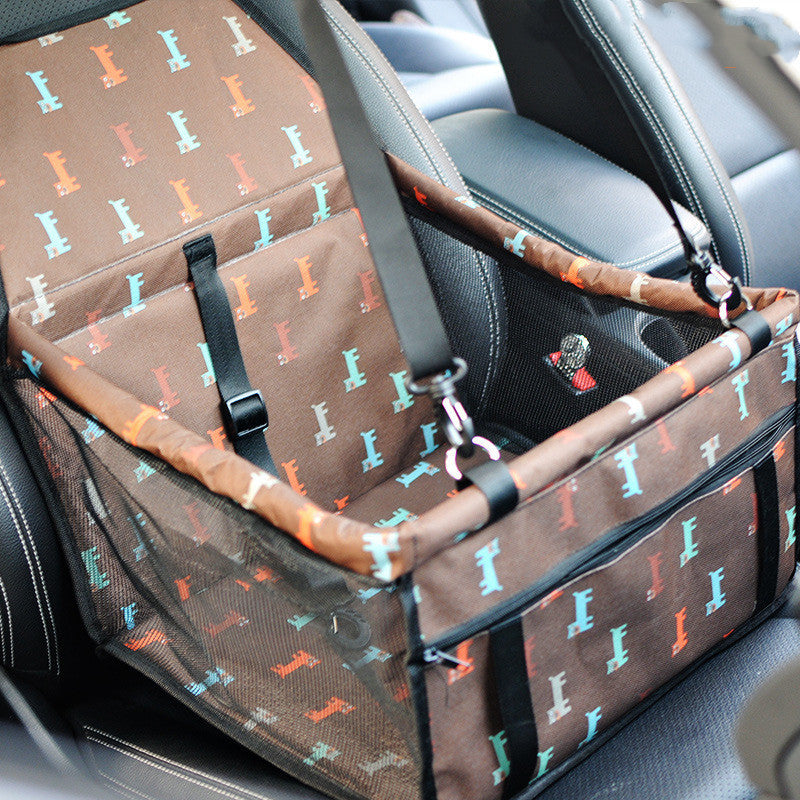 Heavy-Duty Mesh Pet Car Seat Bag | Double Layer Thickening Travel Mat