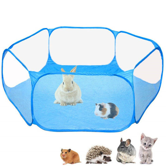 Portable Small Animal Playpen | Folding Outdoor/Indoor Pet Exercise Cage Tent