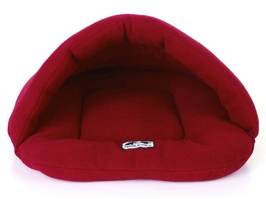 Soft Pet Sleeping Bag | Cozy Cave Nest Pouch for Winter Warmth