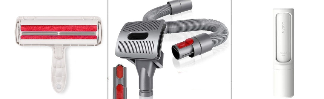 Effective Self-Cleaning Pet Hair Removal Tool | 2-in-1 Brush & Portable Lint Roller