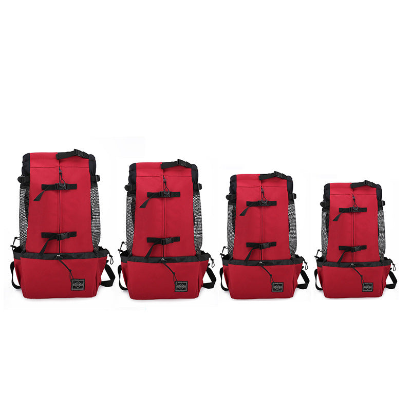 Double Shoulder Pet Carrier Backpack | Outdoor Travel Bag for Dogs & Puppies