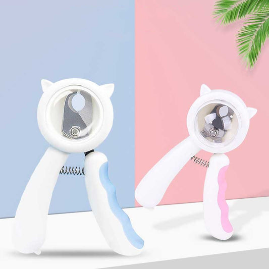 Professional Splash-Guard Pet Nail Scissors | Safe Claw Trimmer for Dogs & Cats