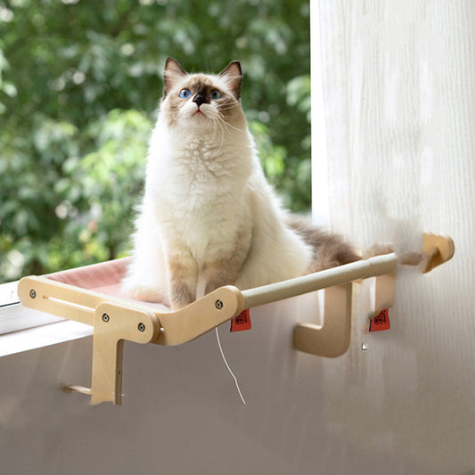 Hanging Cat Bed | Window, Balcony, or Bedside Suction Cup Pet Perch