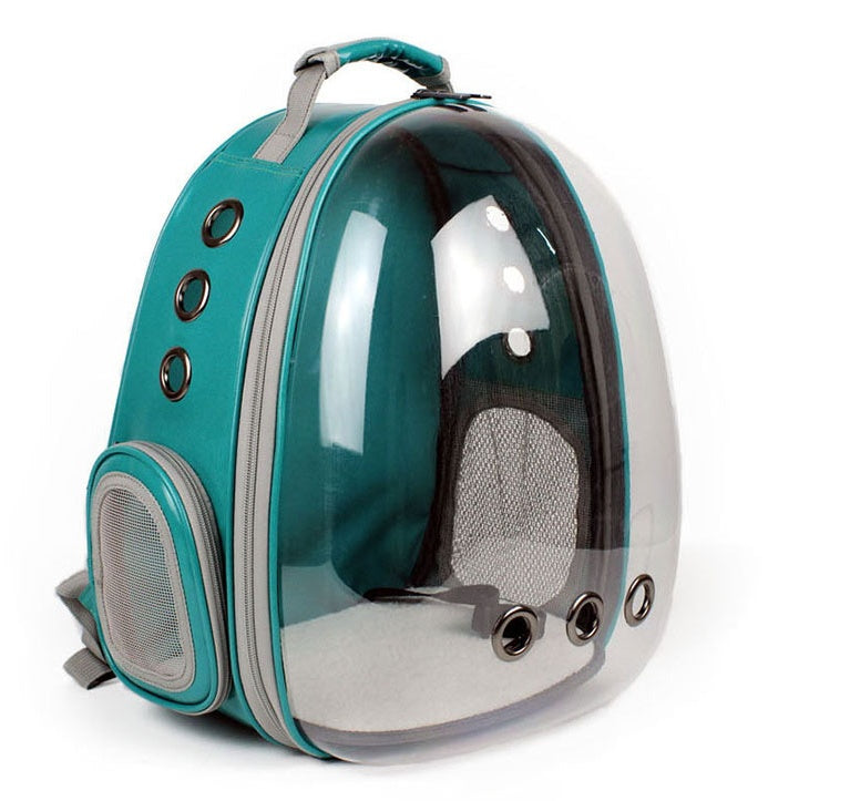 Breathable Bubble Pet Carrier Handbag | Portable Puppy & Rabbit Rucksack with Wide View