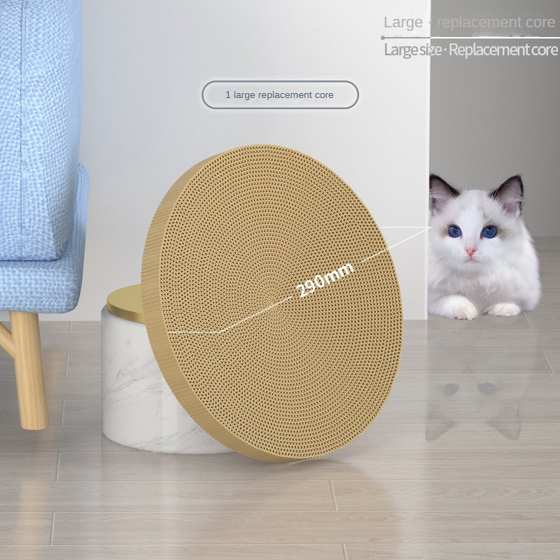 Modern Round Cat Scratching Pad | Wear-Resistant Claw Grinder Pet Product