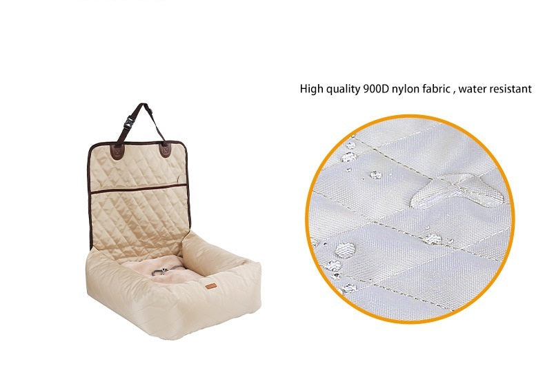 Multi-Purpose Pet Bed Car Seat Pad | 2-in-1 Folding Dog Carrier & Mattress