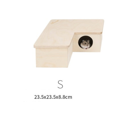 Hamster Multi-Level Nest & Hideout | Multi-Room Pet Habitat with Tunnels
