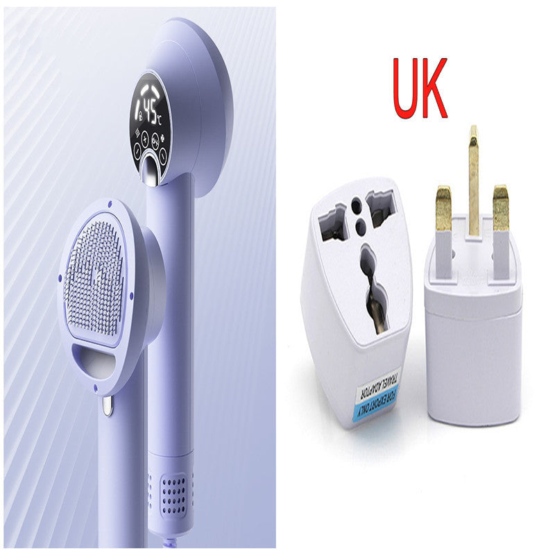 Smart Pet Hair Dryer & Comb | Silent, No-Harm Grooming Blower for Dogs & Cats