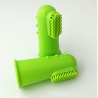 Gentle Pet Oral Care: Super Soft Finger Toothbrush for Dogs and Cats