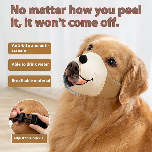 Durable Dog Muzzle Anti-Bite Product | Secure & Comfortable Mouth Cover