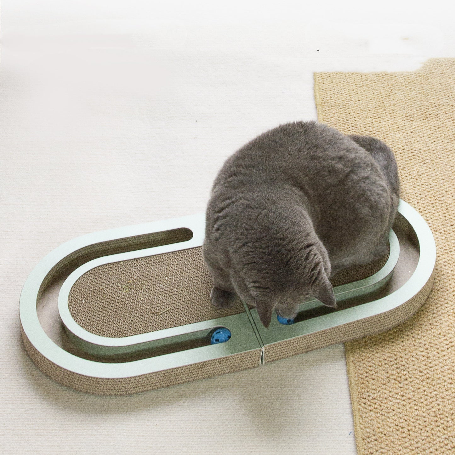 Durable Corrugated Folding Cat Scratcher | Pet Supplies Interactive Ball Toy