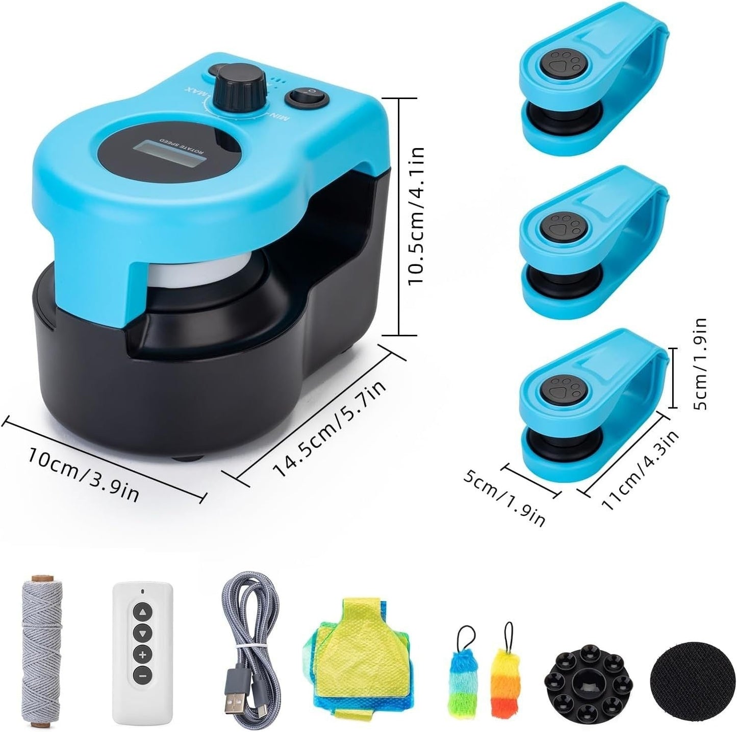 HuntMaster: Smart Automatic Running Cat Toy | 3-Speed Hunting Exercise