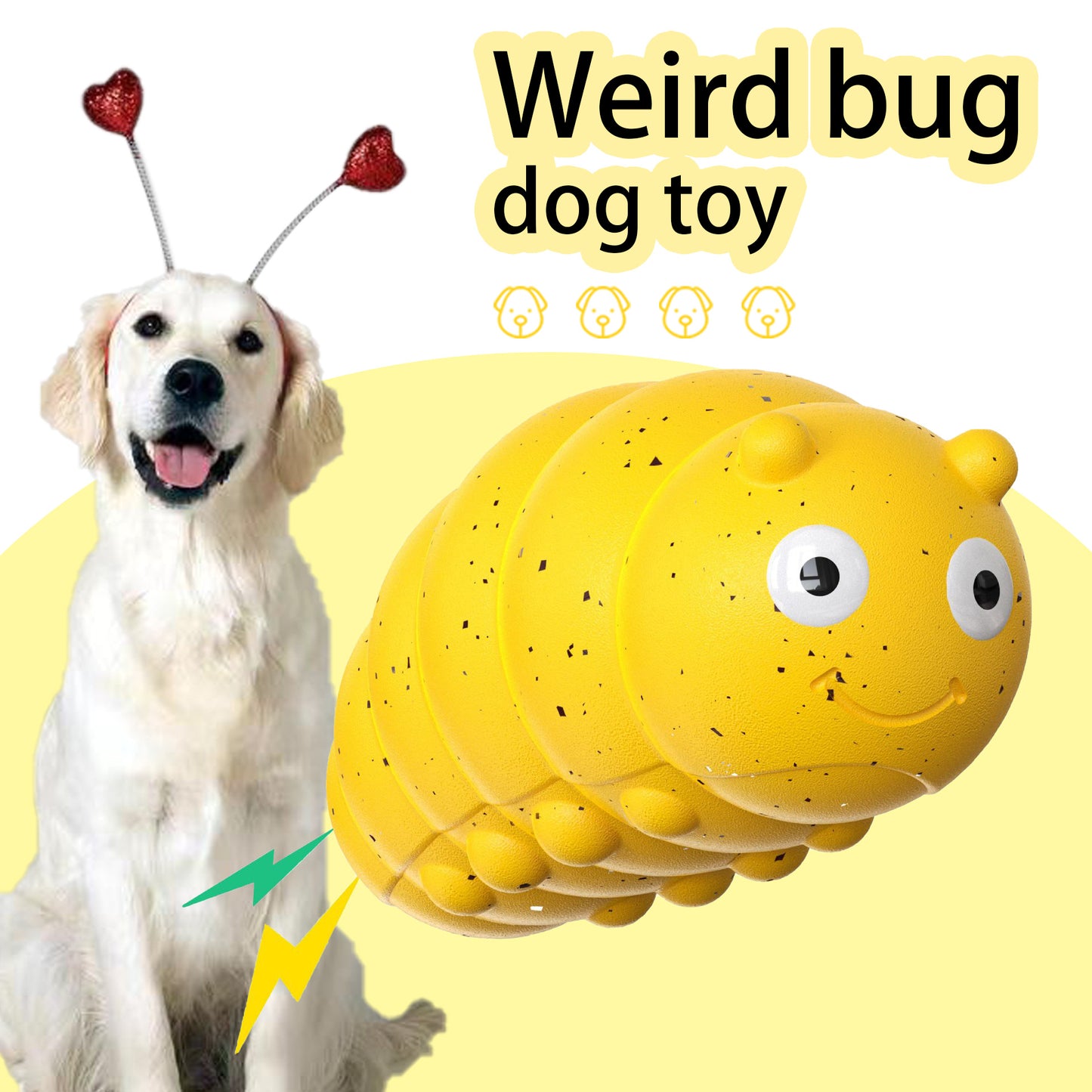 Teething Pet Toy with Novel Sound | Self-Play Pet Supplies for Dogs
