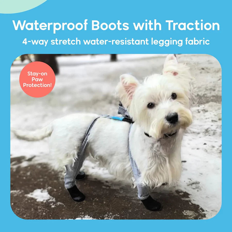 Premium Dog Leggings for Boots | Deluxe Anti-Slip Protective Winter Leg Covers