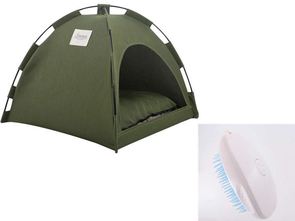 Portable Pet Tent/Sofa Bed | Cooling Mat, Indoor Cat Nest, Dog Kennel Cushion
