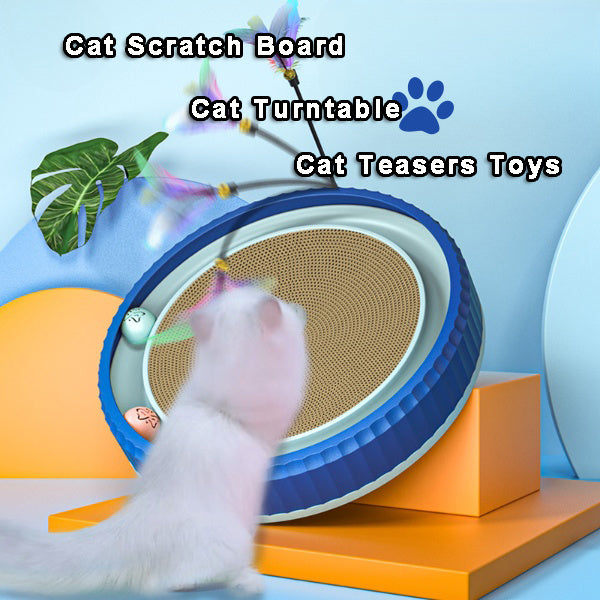 Modern Round Cat Scratching Pad | Wear-Resistant Claw Grinder Pet Product