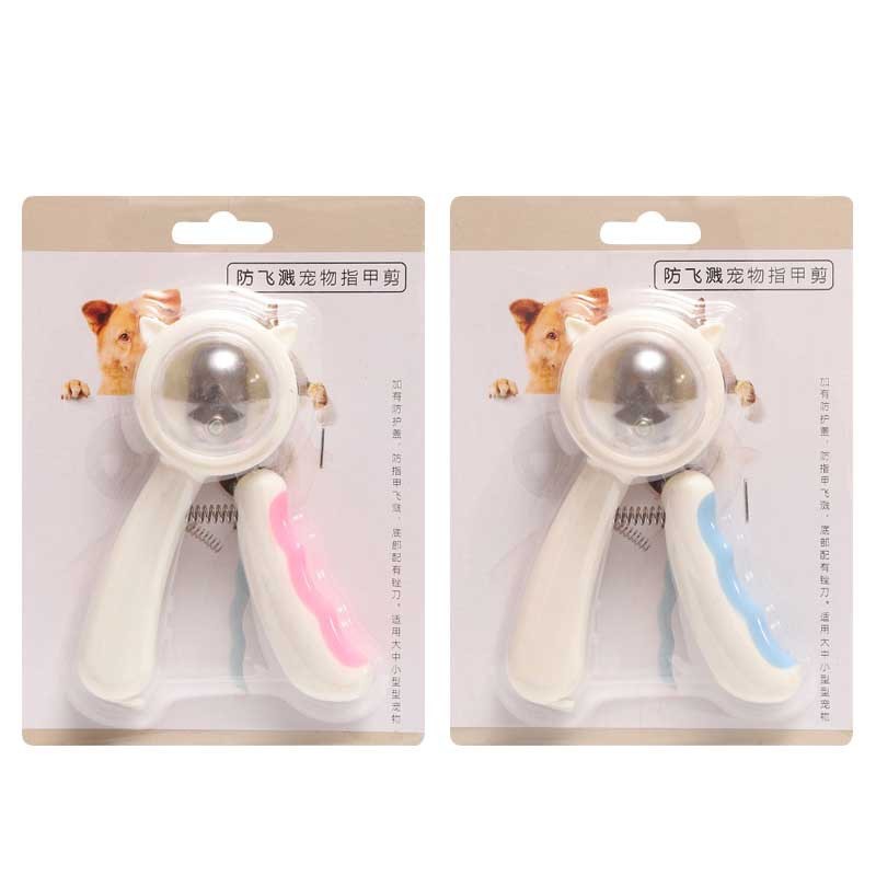Professional Splash-Guard Pet Nail Scissors | Safe Claw Trimmer for Dogs & Cats