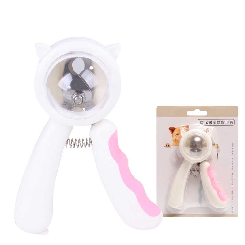 Professional Splash-Guard Pet Nail Scissors | Safe Claw Trimmer for Dogs & Cats